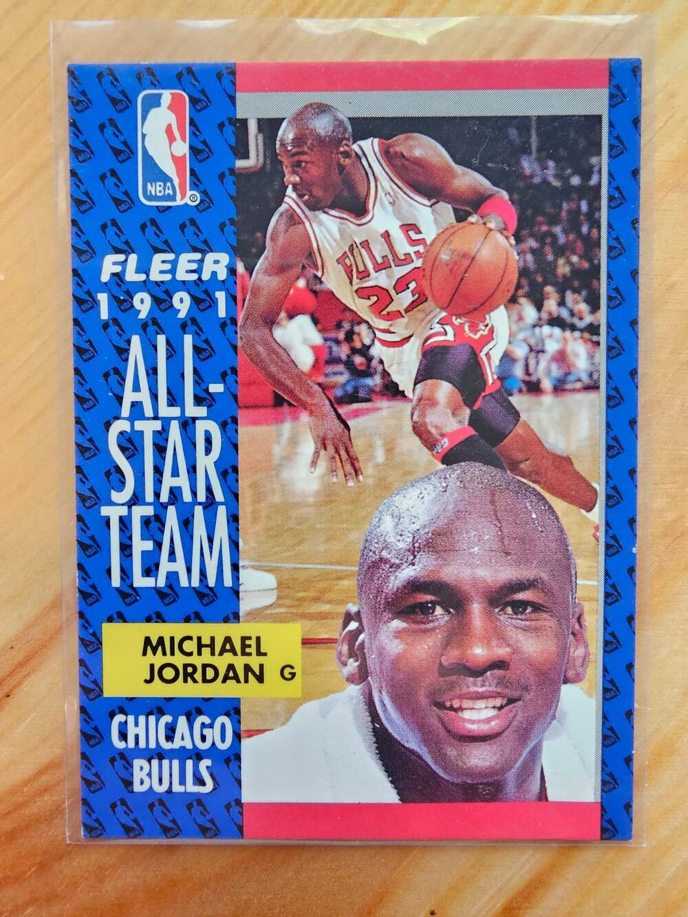 Michael Jordan 1991-1992 Fleer #211 - All Star - Chicago Bulls - NBA